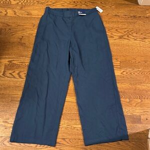 NWT Old Navy Playa High Rise Wide Leg Turquoise Pants size large